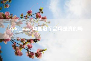 丽水中国冠军品牌是真的吗