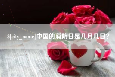 丽水中国的消防日是几月几日？
