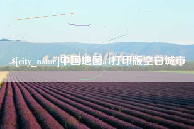丽水中国地图a4打印版空白城市
