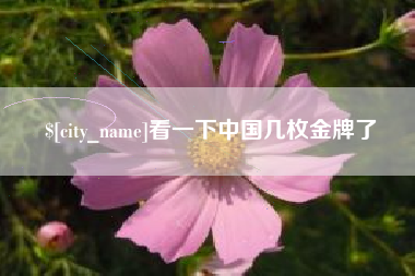 丽水看一下中国几枚金牌了