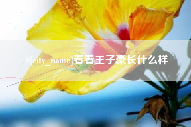 丽水看看王子豪长什么样