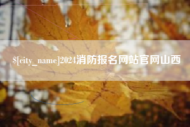 丽水2024消防报名网站官网山西