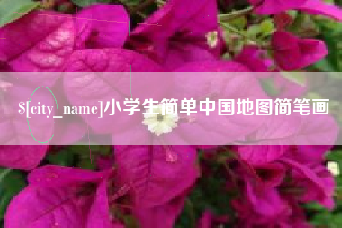丽水小学生简单中国地图简笔画