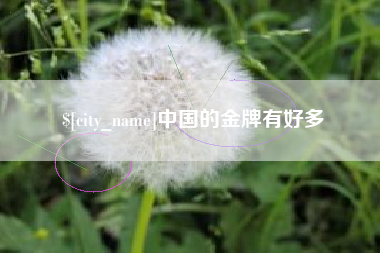 丽水中国的金牌有好多