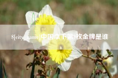 丽水中国拿下第9枚金牌是谁