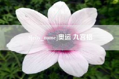 丽水奥运 九宫格