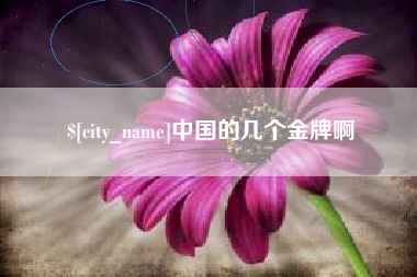 丽水中国的几个金牌啊