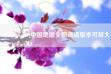 丽水中国地图全图高清版本可放大