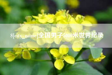丽水全国男子5000米世界纪录
