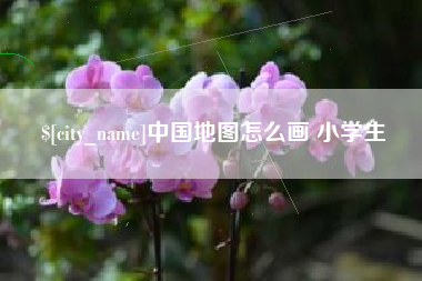 丽水中国地图怎么画 小学生