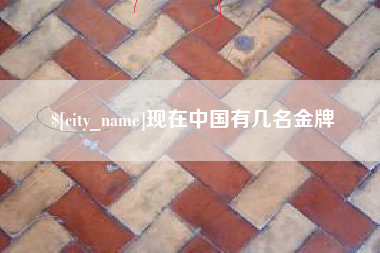 丽水现在中国有几名金牌