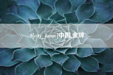 丽水中国,金牌