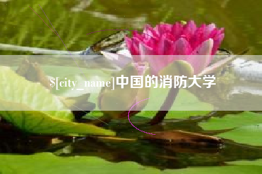 丽水中国的消防大学