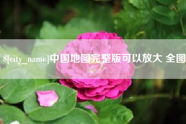 丽水中国地图完整版可以放大 全图