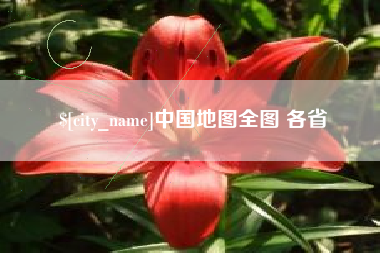 丽水中国地图全图 各省