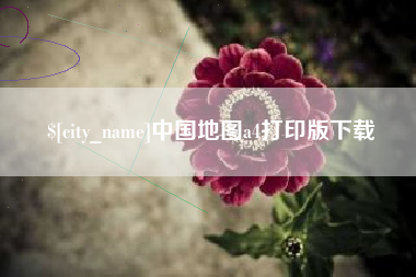 丽水中国地图a4打印版下载