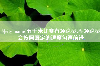 丽水五千米比赛有领跑员吗-领跑员会按照既定的速度匀速前进