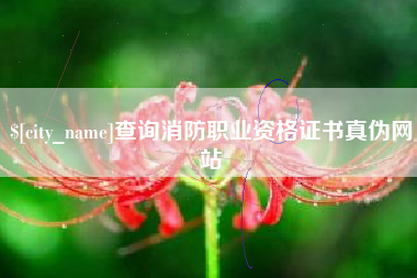 丽水查询消防职业资格证书真伪网站