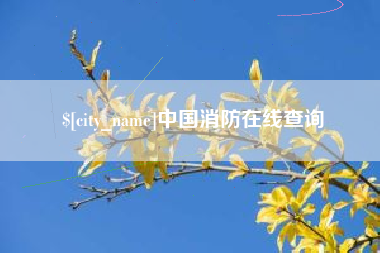 丽水中国消防在线查询