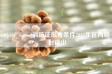 丽水消防证报考条件2024年官网烟台福山